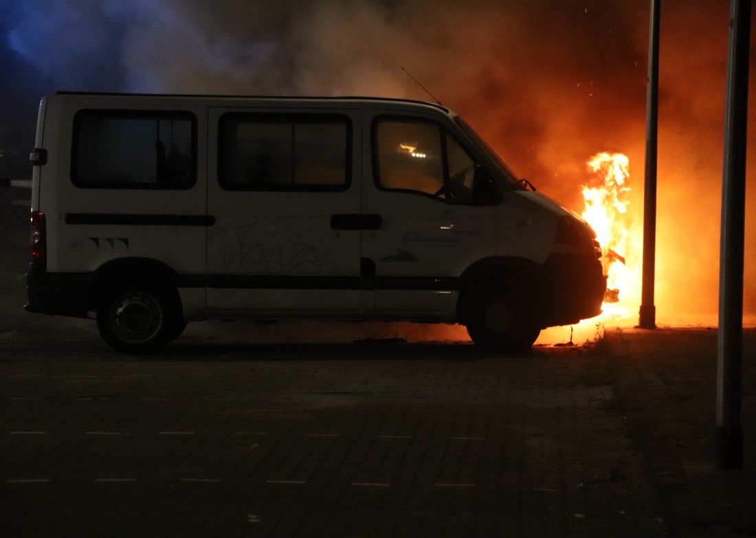 Diverse voertuigbranden Rederijkersplein Noordwijk